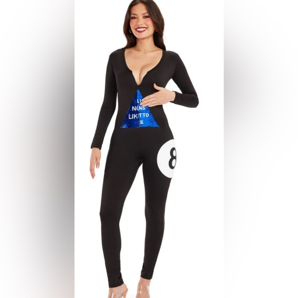 Tipsy Elves Pants - NWT Tipsy Elves Magic Fortune Ball Bodysuit Costume
